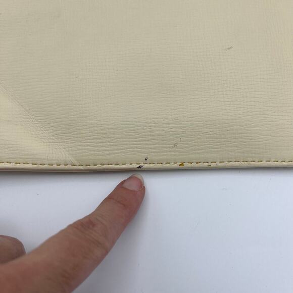 Dooney & Bourke Women's Triple Zip White Leather Crossbody Bag - Picture 9 of 15